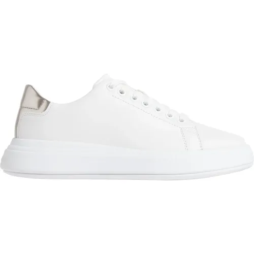 Calvin Klein , Women's Shoes Sneakers White Ss24 ,White female, Sizes: