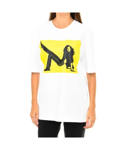Calvin Klein Womens Short Sleeve T-shirt - Multicolour Cotton