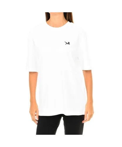 Calvin Klein Womens Short Sleeve T-shirt - White Cotton