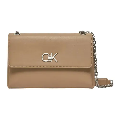 Calvin Klein , Womens Shoulder Bag from Spring/Summer Collection ,Beige female, Sizes: ONE SIZE