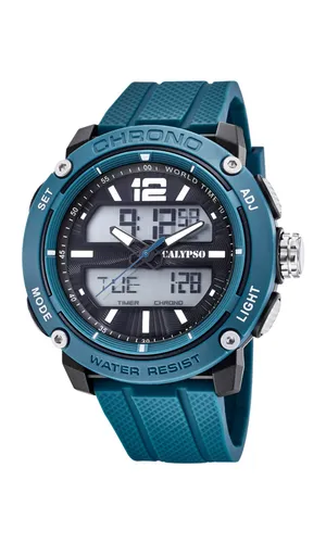 CALYPSO Men's Analogue-Digital Quartz Watch with Plastic