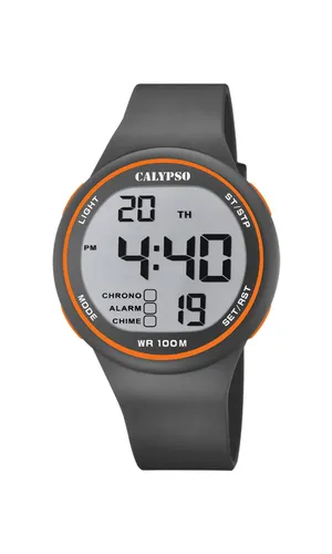 CALYPSO Men's Digital Quartz Watch with Plastic Strap