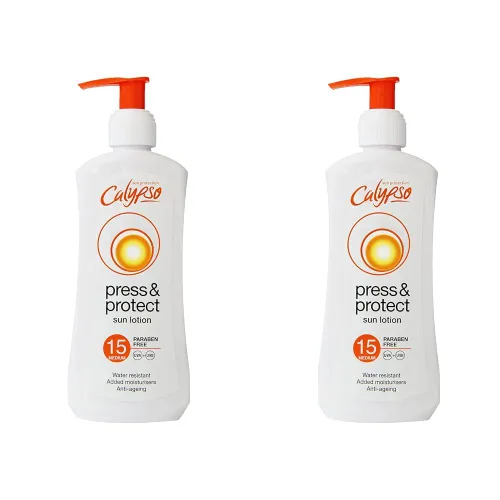 Calypso Press & Protect Sun Lotion | SPF 15 | 200ml (Pack