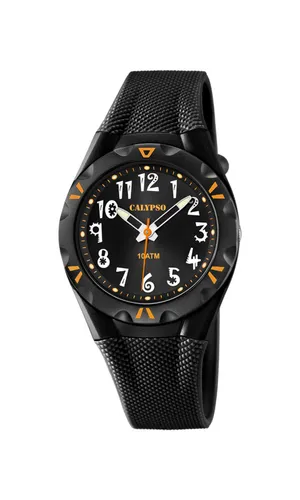 Calypso Unisex Quartz Watch with Black Dial Analogue