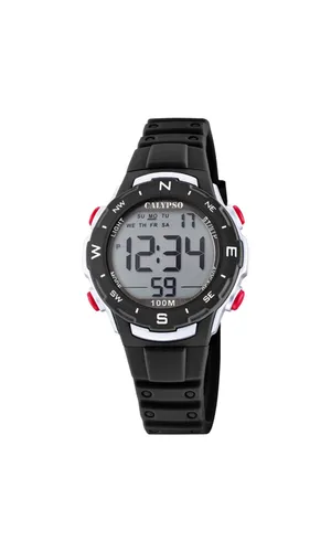 CALYPSO Unisex's Digital Quartz Watch with Plastic Strap