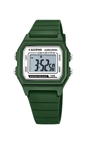 CALYPSO Unisex's Digital Quartz Watch with Plastic Strap