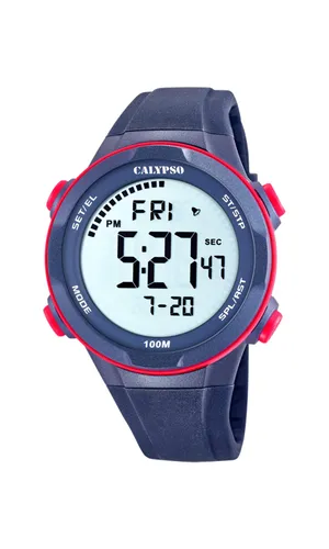 Calypso Watches Mens Digital Quartz Watch with Plastic