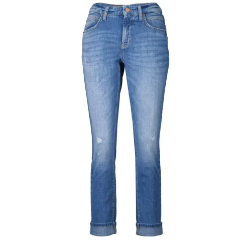 Cambio , Cropped Denim Jeans ,Blue female, Sizes: