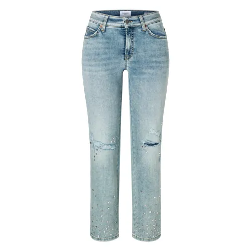Cambio , Paris Straight 9128-0078 01 - Stylish and Comfortable Jeans ,Blue female, Sizes: