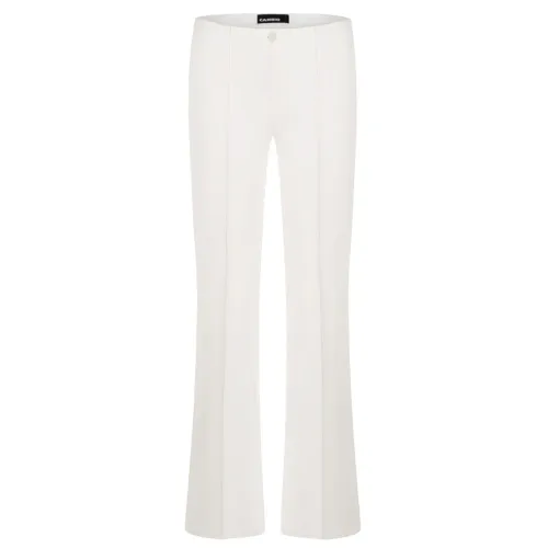 Cambio , ROS Flared Trousers ,White female, Sizes: