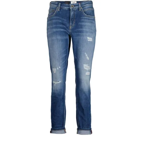 Cambio , Stylish Cropped Jeans ,Blue female, Sizes: