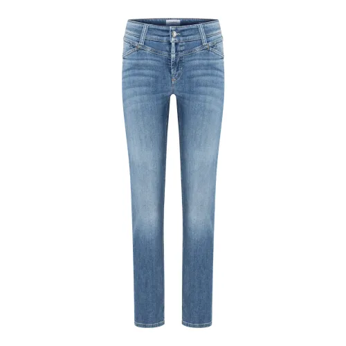 Cambio , Stylish Medium Blue Jeans ,Blue female, Sizes: