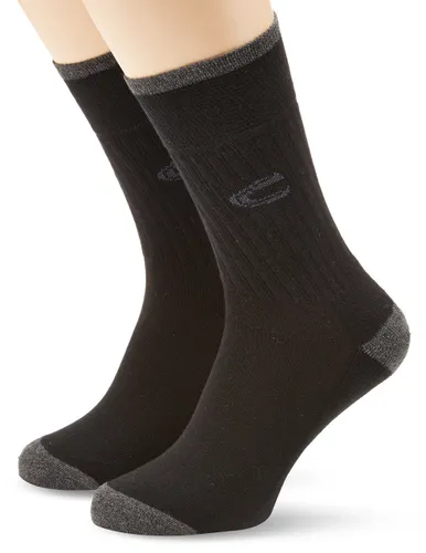 camel active Men's Sports Socks Pack of 2 Black 39-42