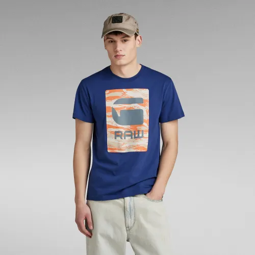 Camo Box Graphic T-Shirt