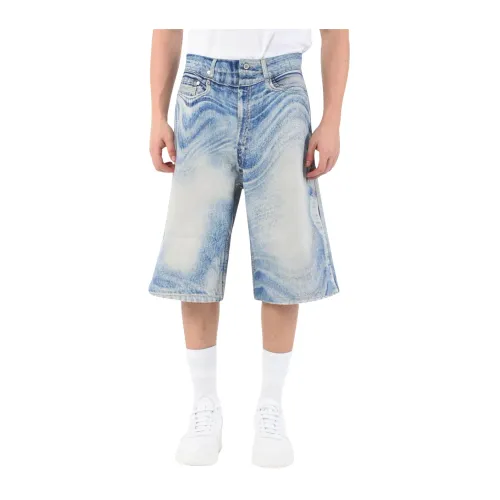 Camper , Denim Shorts ,Blue male, Sizes: