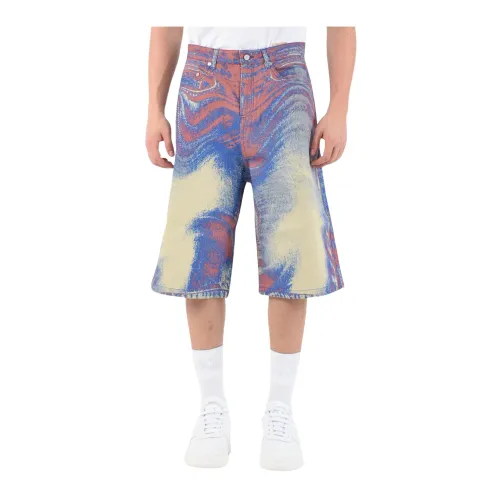 Camper , Denim Shorts ,Multicolor male, Sizes: