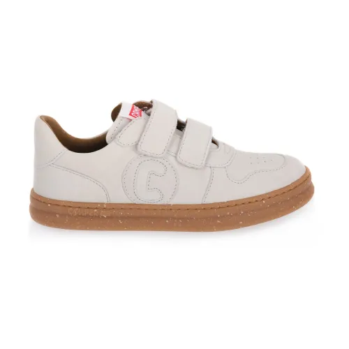 Camper , Elegant Leather Sneakers for Kids ,Brown unisex, Sizes: