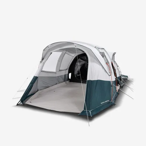 Camping Tent With Poles - Arpenaz 6.3 F&b - 6 Person - 3 Bedrooms