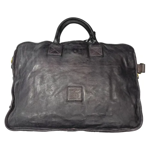 Campomaggi , Laptop Bags Cases ,Gray male, Sizes: ONE SIZE