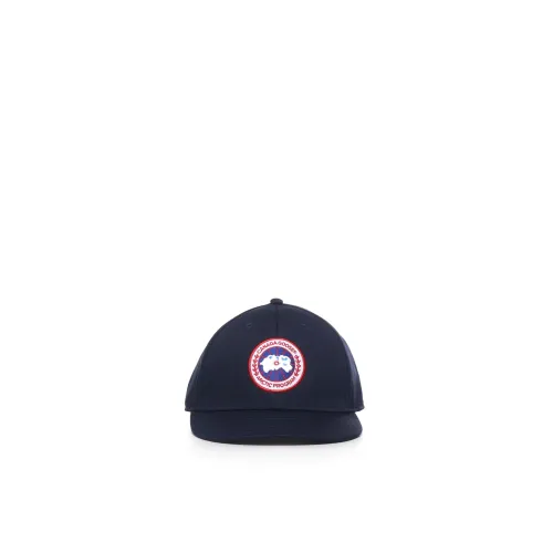 Canada Goose , Blue Hats with Customizable Fit ,Blue unisex, Sizes: ONE