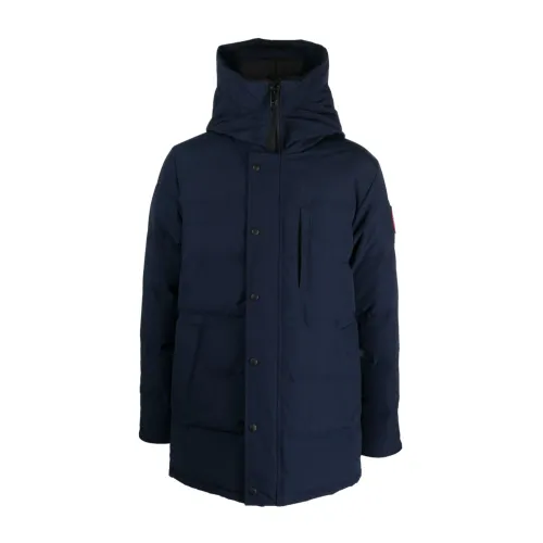 Canada Goose , Carson Hooded Parka - Navy Blue ,Blue male, Sizes: