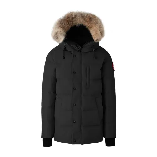 Canada Goose , Carson Parka Fusion Fit with Fur ,Black male, Sizes: