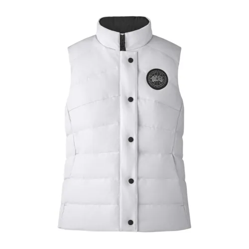 Canada Goose , Freestyle Vest with Logo ,White female, Sizes: