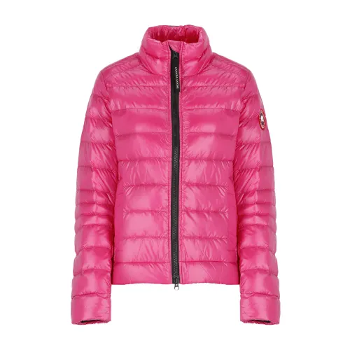 Canada Goose , Fuchsia Quilted Padded Jacket for Women ,Pink female, Sizes: