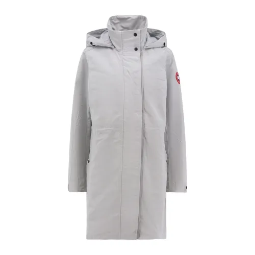 Canada Goose , Womens Clothing Jackets Coats Grey Ss24 ,Gray female, Sizes: