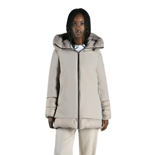 Canadian Classics , Winter Womens Jacket - Becancour Mid ,Beige female, Sizes:
