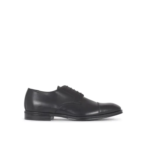 Canali , Black Flat Shoes Zapatos ,Black male, Sizes:
