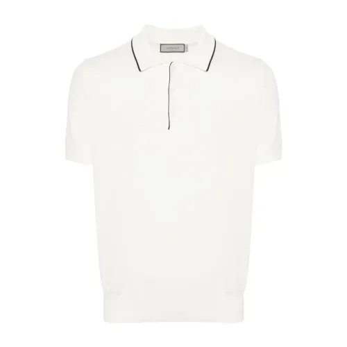 Canali , Polo Shirts ,White male, Sizes: