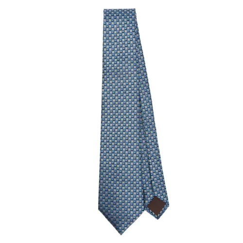 Canali , Silk tie ,Blue male, Sizes: ONE