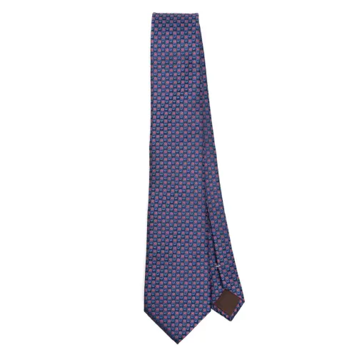 Canali , Silk tie ,Blue male, Sizes: ONE