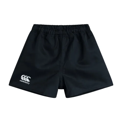 Canterbury Boy's Professional Polyester Shorts - Black