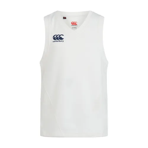 Canterbury Boys Sleeveless Cricket Overshirt/Sweater Vest