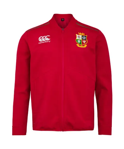 Canterbury British & Irish Lions Mens Anthem Rugby Jacket - Red