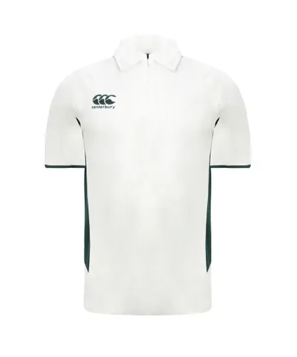 Canterbury Childrens Unisex Pro Cricket Kids Off White Shirt