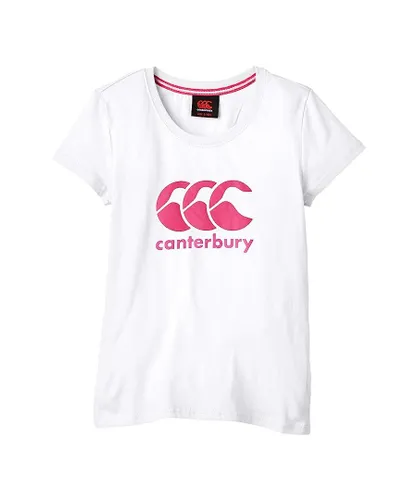 Canterbury Girls Girl's Classics CCC T-Shirt - White
