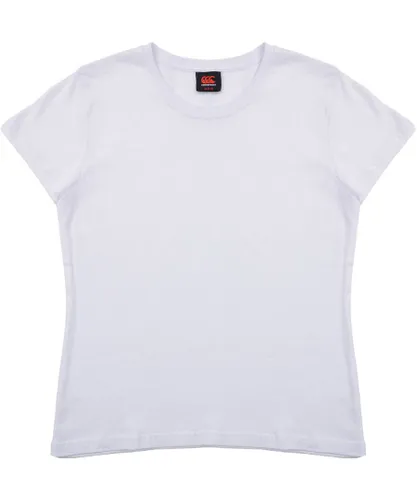 Canterbury WoMens Plain S/S T-Shirt - White