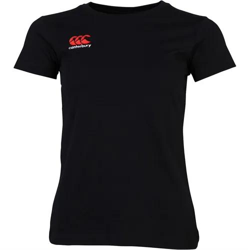 Canterbury Womens Small Logo T-Shirt Black