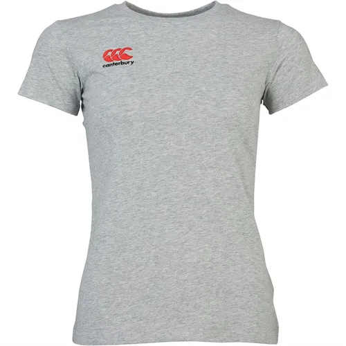 Canterbury Womens Small Logo T-Shirt Grey