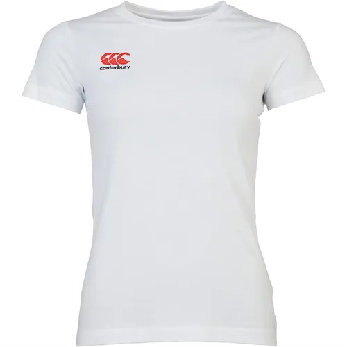 Canterbury Womens Small Logo T-Shirt White