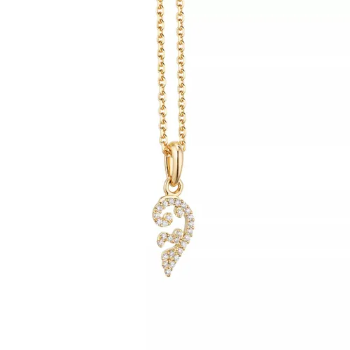Capolavoro Necklaces - Necklace "Joy" 28 Diamonds Brilliant Cut - gold - Necklaces for ladies