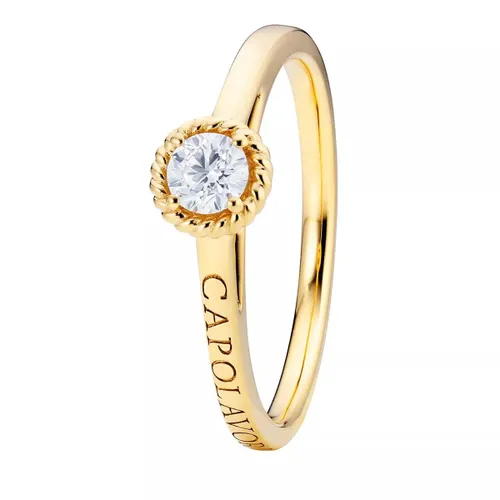 Capolavoro Rings - Ring "Amore Mio" Diamond Brilliant Cut - gold - Rings for ladies