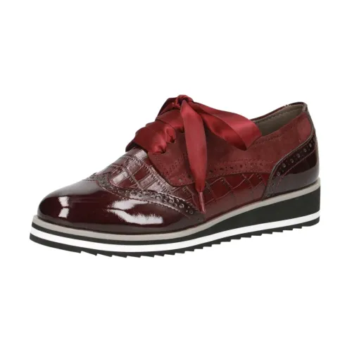 Caprice , Casual Closed Wedges Bordeaux ,Red female, Sizes: