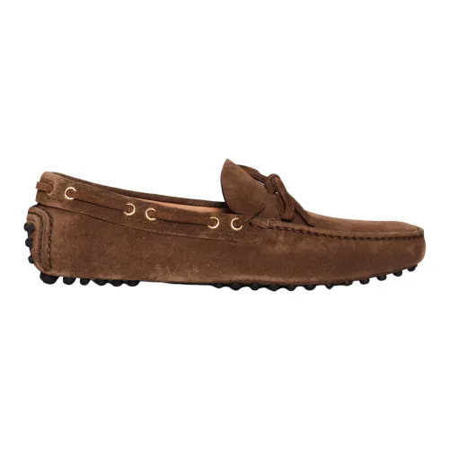 Car Shoe , Loafers ,Brown male, Sizes: