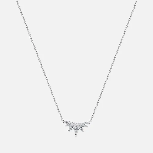 Carat London Women's Tulisa Marquise Necklace - Silver