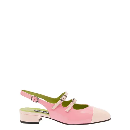 Carel , Pink Slingback Mary Janes with Block Heel ,Pink female, Sizes: