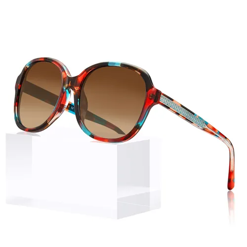 CARFIA Oversized Sunglasses for Women Polarised UV400